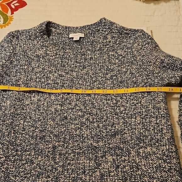 J Jill marbled gray and white oversized sweater size XS - Picture 9 of 10